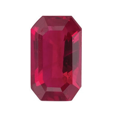 Rubín emerald 5 x 3 mm 0,36ct Fazetovaný RBEFARB-5