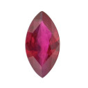 Rubín markíz 5 x 2,5 mm, A, Fazetovaný