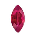 Rubín markíz 5 x 3 mm, AA, Fazetovaný
