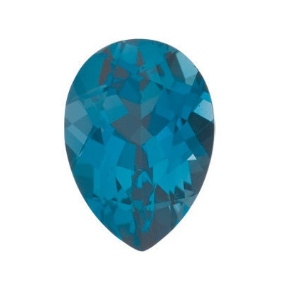 Topás London Blue slza 6 x 4 mm 0,5ct Fazetovaný TPXFAALO-6