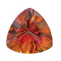 Topás Sunrise mystic trillion 9 x 9 mm, AA, Fazetovaný