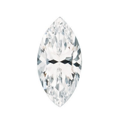 Topás biely markíz 6 x 3 mm 0,32ct Fazetovaný TPMFFC-6