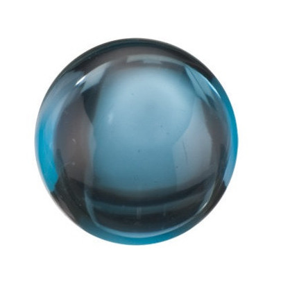 Topás London Blue okrúhly 4 mm 0,47ct Kabošon TPRKAALO-4