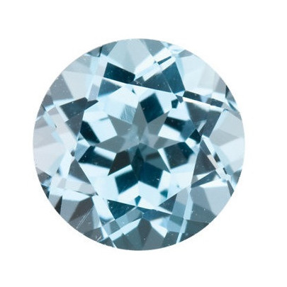 Topás Sky Blue okrúhly 6,5 mm 1,33ct Fazetovaný TPRFAASY-6,5