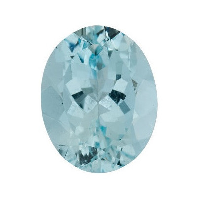 Akvamarín ovál 5 x 4 mm, A, Fazetovaný AKOFAAZ-5-1