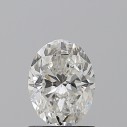 Prírodný diamant oval, SI2, H, 1,05ct, GIA