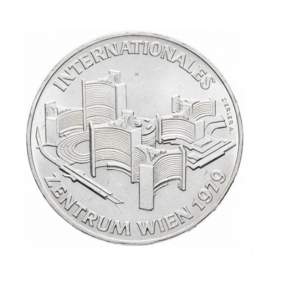 Investičná strieborná minca 15,36 g  Zentrum Wien 100 Schilling I. 01202003-79
