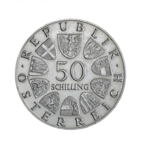 Investičná strieborná minca 18 g Österreich 50 Schilling I. 01202002