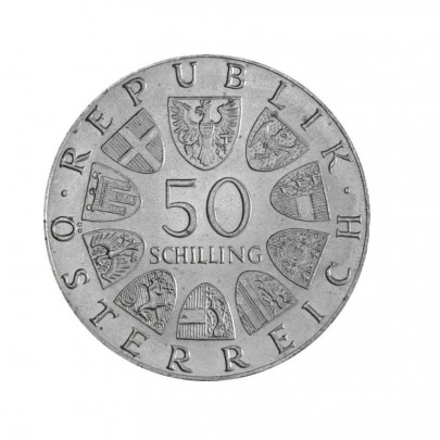 Investičná strieborná minca 12,8 g  Österreich 50 Schilling II. 01202017 2