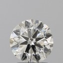 Prírodný diamant okrúhly briliant, SI3, J, 1,5ct, POD