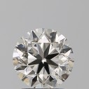 Prírodný diamant okrúhly briliant, SI3, K, 1,5ct, POD