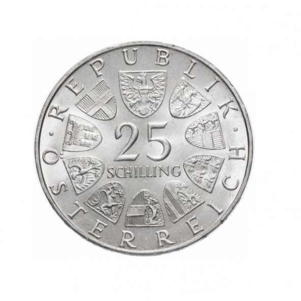 Investičná strieborná minca 10,4 g Wiener börse 25 Schilling 01202001-71