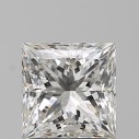 Prírodný diamant princess, SI2, H, 1,51ct, GIA