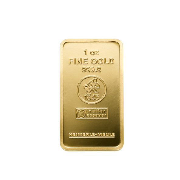 Investicna zlata tehla 31,1 g razena Heimerle+Meule 87892604