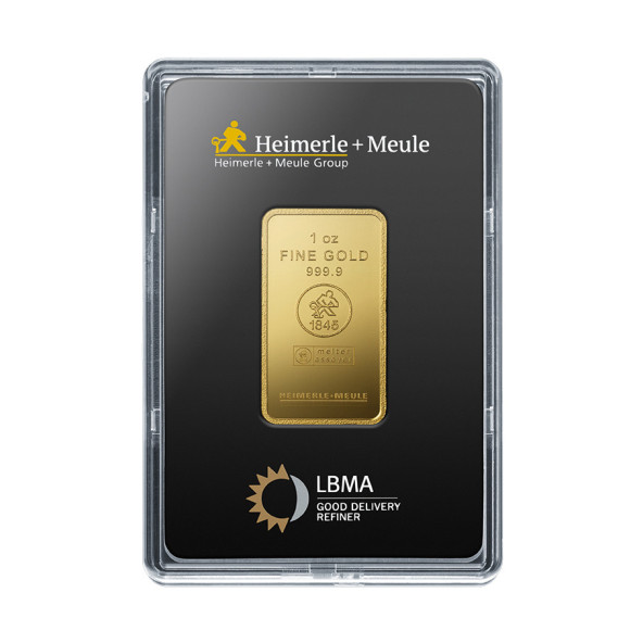 Investicna zlata tehla 31,1 g razena Heimerle+Meule 87892604(1)