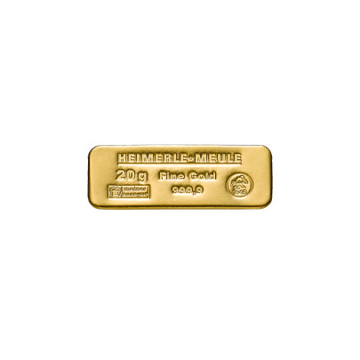 Investicna zlata tehla 20 g rakva Heimerle+Meule 81016099 2