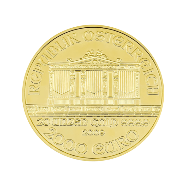 Investičná zlatá minca 20 oz Wiener Philharmoniker  01100205(2)