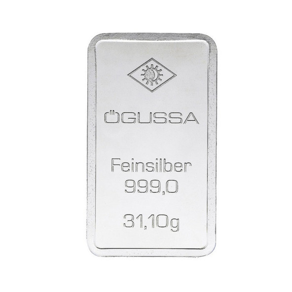 Investičná strieborná tehla 1 oz razená Ögussa 2000BPV0031OG