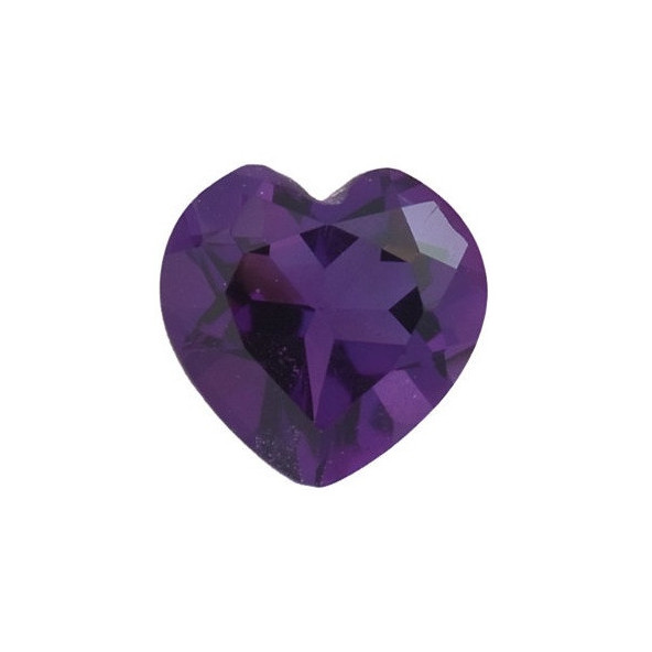 Ametyst srdce 8 x 8 mm 1,75ct Fazetovaný AMHFAAAPU-8