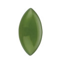 Nefrit markíz 8 x 4 mm, Standard, Kabošon