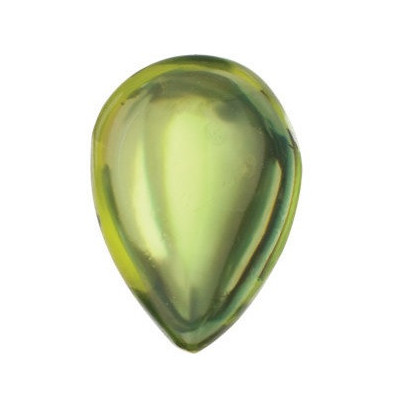 Peridot slza 6 x 4 mm 0,62ct Kabošon PEXKAAPE-6