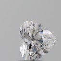 Prírodný diamant srdce, SI1, D, 1,77ct, GIA