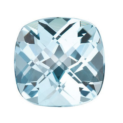 Topás Sky Blue antický štvorec 10 x 10 mm 4,81ct Checkerboard cut TPVCAASY-10