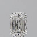 Prírodný diamant emerald, SI1, F, 1,9ct, GIA