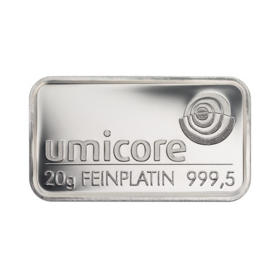 Investičná tehla platina 20 g  Umicore 60202