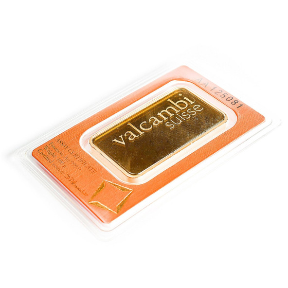 70029 Investičná zlatá tehla  100 g Valcambi (3)