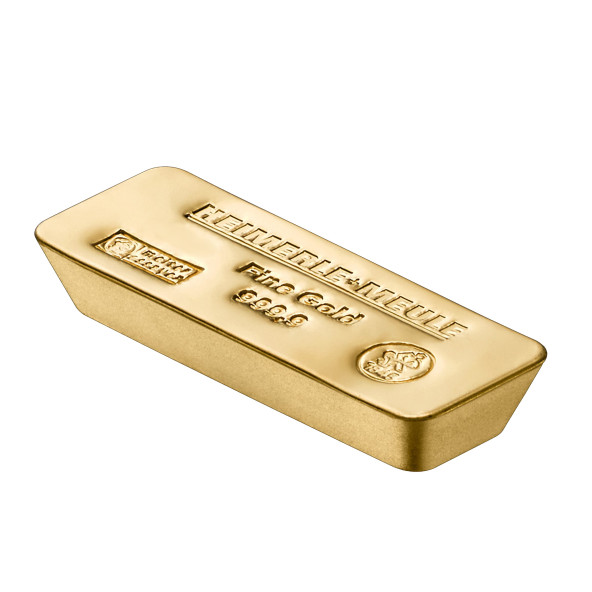 Investičná zlatá tehla 50 g rakva Heimerle+Meule 81016101 (2)