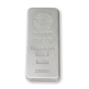 Investičná palladium tehla 1000 g razená Argor Heraeus