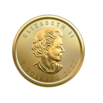 Investičná zlatá minca 110 oz  Maple leaf 5 dolars 04102204-22 2
