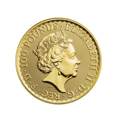 Investičná zlatá minca 1 oz Britannia 100 pounds 08102201-22 2
