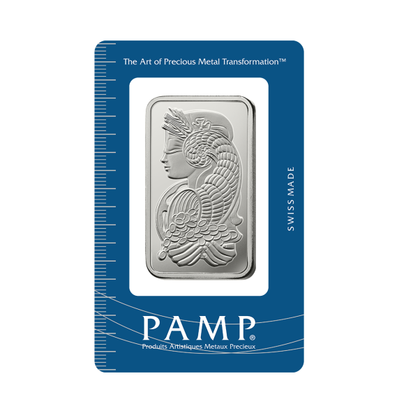 Investičná strieborná tehla 1 oz razená Pamp Fortuna AG00RI022S101 (3)