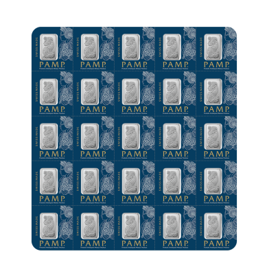 Investičná platinová tehla 25x1 g Multigram Pamp Fortuna ZPTFS00027