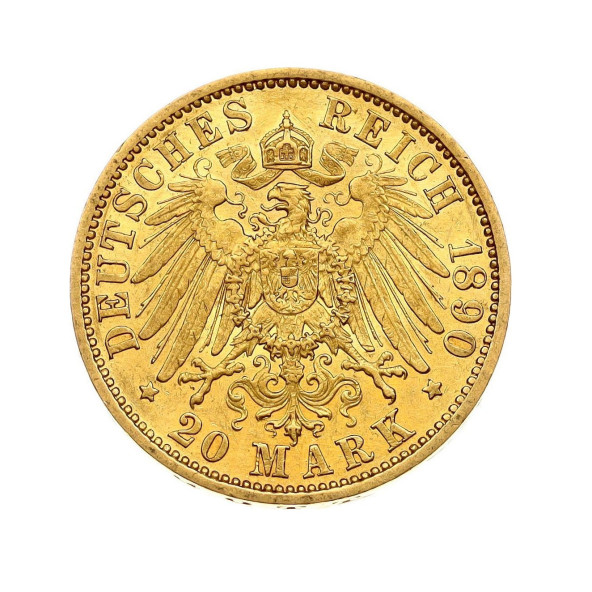 Investičná zlatá minca 7,17 g pruská  20 mark 00003622-10