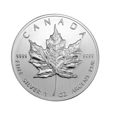 Investičná strieborná minca 1 oz  Maple leaf 5 dollars 04200020