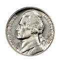 Strieborná minca 1,75 g Five cent T.Jefferson