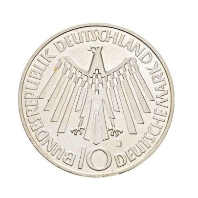 Strieborná minca 9,69 g 10 Deutsche Mark Olympiade AG000010