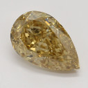 Farebný diamant hruška, fancy hnedožltý, 1,01ct, GIA