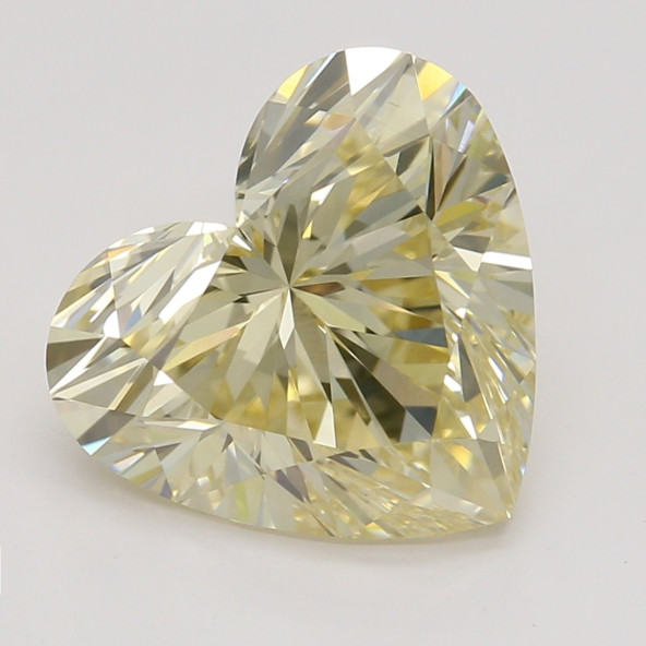 Farebný diamant srdce, fancy light hnedožltý, GIA 2872170212 Y4