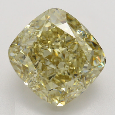 Farebný diamant cushion, fancy hnedasto-žltý, GIA 3872780223 Y5