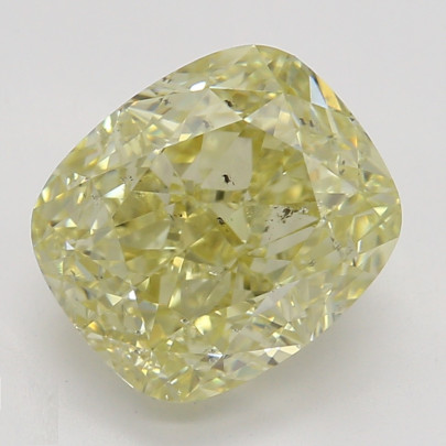 Farebný diamant cushion, fancy hnedasto-žltý, GIA 9873080219 Y5