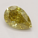Farebný diamant hruška, fancy deep hnedasto-žltý, 1,01ct, GIA