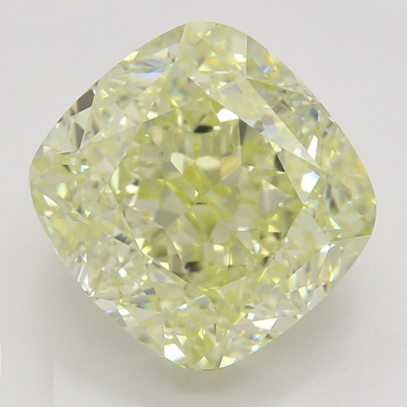 Farebný diamant cushion, fancy light žltý, GIA 9873080259 Y4