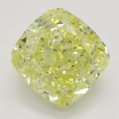 Farebný diamant cushion, fancy intense žltý, GIA 5873200725 Y6