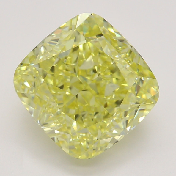 Farebný diamant cushion, fancy intense žltý, GIA 7873270217 Y6