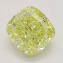 Farebný diamant cushion, fancy intense žltý, 1,51ct, GIA