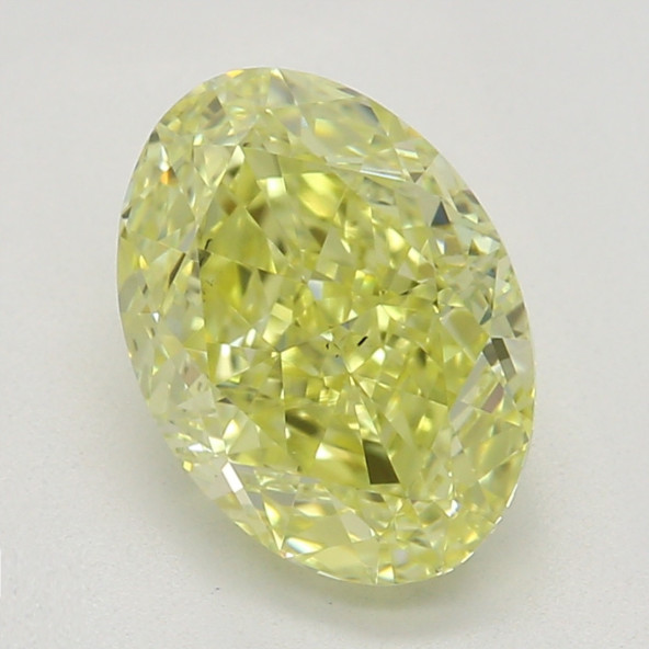 Farebný diamant ovál, fancy intense žltý, GIA 2872820592 Y6